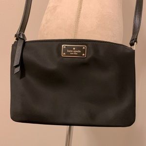 Classic satin kate spade crossbody purse